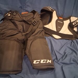 CCM Youth Ice Hockey Pants & Shoulder Pads